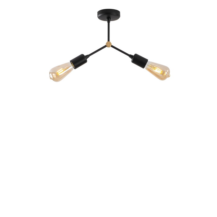 Opviq Sparrow - 1252 Lámpara de araña negra